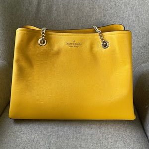 NWT Kate Spade Large Yellow Tote